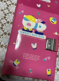 昭和レトロ　sweet bon bon 鍵付き日記帳