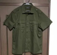 バナナリパブリック　バナリパ　コットンシャツ　厚手　サファリシャツ