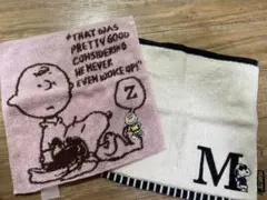 SNOOPY ハンドタオル2枚セット