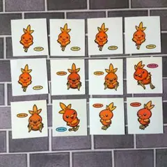 【状態悪要確認】ポケモン　デコキャラシール　アチャモ