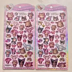 国内正規品⭕️ サンリオキャラクターズ　うるちゅるポップシール　日焼け　サンリオ