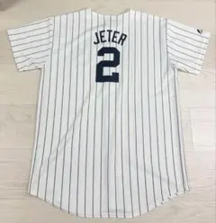 【お値下げ】majestic ニューヨークヤンキース #2 デレク・ジーターユニ