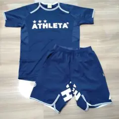 ATHLETA　アスレタ　セットアップ　ネイビー　Sサイズ　サッカー　フットサル