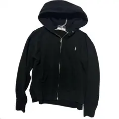 POLO Ralph Lauren ジップパーカー黒 xs swag drip - メルカリ