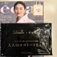 [未開封]Drawer × éclat 大人のロゴトートBAG 10月号特別付録