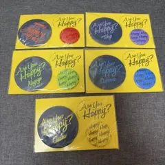 Are You Happy?缶バッジセット【新品・未使用】