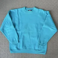 90s Hanesターコイズブルースウェット