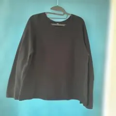 UNIQLO XL ブラック長袖3Dニット