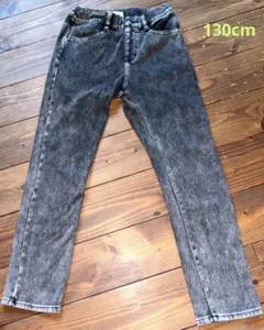 グローバルワーク　ブラックデニム　130cm