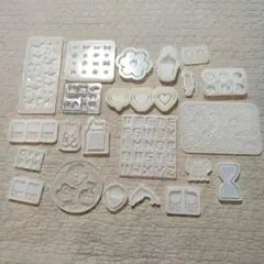 シリコンモールドセットD　まとめ売り　レジン　ハンドメイド　手芸