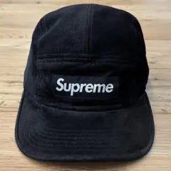 Supreme Suede Camp Cap スエード キャップ ブラック 黒のサムネイル