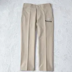 ナイキゴルフ|メンズ・ゴルフパンツ【31】スラックス　ロゴ　ストレッチ　ベージュ