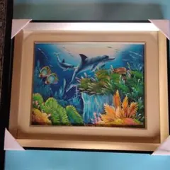 ラッセン【ネザル】 手彩色 ラッセングラフ キャンバスエディション ラッセン【ネザル】 手彩色 ラッセングラフ キャンバス