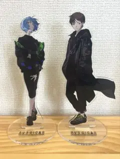 RADIO EVA アクリルスタンド 綾波レイ 碇シンジ 2点セットのサムネイル