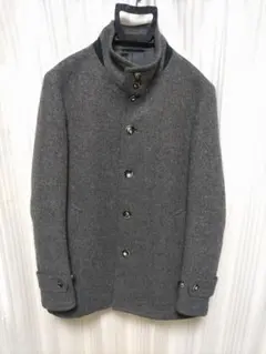 グレー ステンカラーコート タケオキクチサイズ2