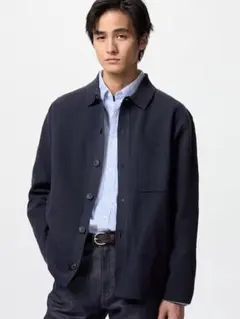 ミラノリブシャツカーディガン Lサイズ