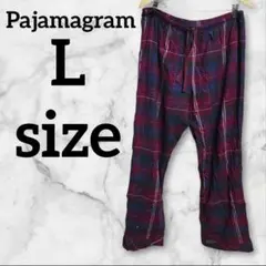 Pajamagram 【L】 ルームウェア パジャマ チェック柄 ゆったり 希少