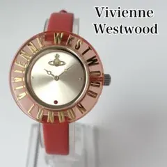 極美品✨【Vivienne Westwood】腕時計　稼働品　レザーベルト