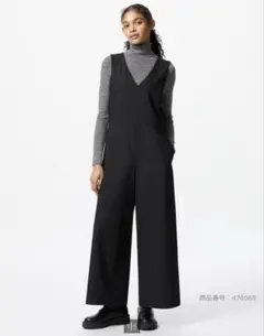 UNIQLO ユニクロ　 ジャンプスーツ オールインワン　ワイドパンツ