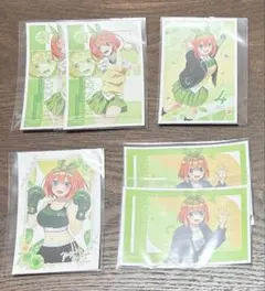 五等分の花嫁 デコステッカー 四葉 6枚セット