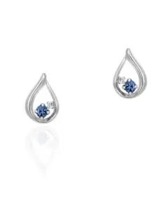 Canal 4℃ K10 ピアス サファイア