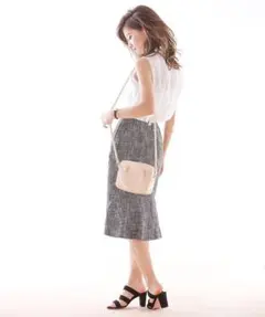 ✴︎新品　nanouniverse　ナノユニバース リネン調マーメイドスカート