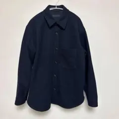 UNIQLO ユニクロ オーバーシャツ ジャケット ネイビー　L