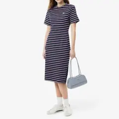 Anonymous様　Lacoste 　半袖カットソーワンピース　ボーダー　38