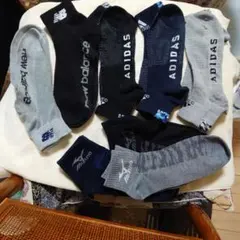 アディダス 3足 ニューバランス 2足ミズノ3足合計 8足