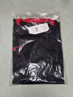 【新品・タグ付】ミズノ プラクティスシャツ XLブラック×レッド サッカー練習着