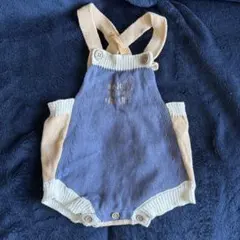 SLAPSLIP ニットオーバーオール