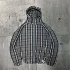 00s archive Stussy Check Flaneled Parka