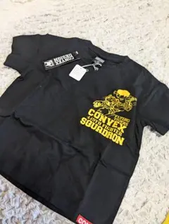 【新品未使用】CONVEX 120 イラスト付き Tシャツ 黒　半額以下のサムネイル