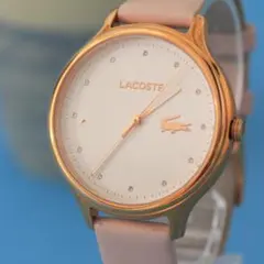 稼働品 ラコステ LACOSTE ピンク 12P ストーン Constanceのサムネイル