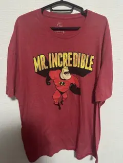 古着 ディズニー ピクサー Mrインクレディブル キャラクターTシャツ 2XL