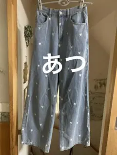 しまむら　helmハート♡刺繍デニムパンツMのサムネイル