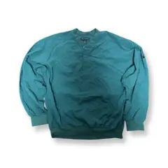 Nike Golfナイロン プルオーバー L グリーン