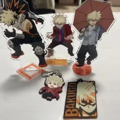 爆豪勝己 ヒロアカ アクリルスタンド ラバーマスコット