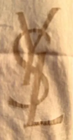 YSL イブサンローラン　ベージュ ハンカチ 約40cm