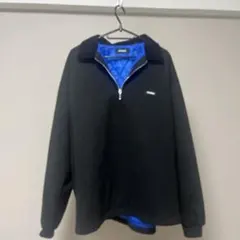 【Xlarge】キルティングハーフジップシャツ