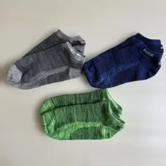 PUMA キッズ アンクルソックス 3足セット　23-24