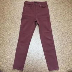 UNIQLO レディース　スキニーパンツ ハイウエストストレッチデニム24インチ