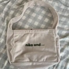niko and ... ベージュ トートバッグ