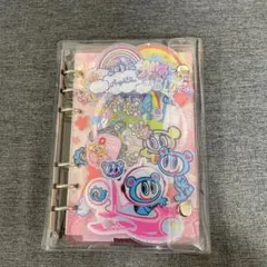 エンジェルブルー　シャカシャカノート　シール帳　（透明リフィル）カバー付　①