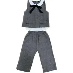 シャツベスト&パンツ2点セット 110cm ツイード フォーマル セットアップ