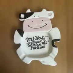 昭和レトロ 牛 陶器製 灰皿 清里