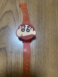 クレヨンしんちゃん LED腕時計 オレンジ