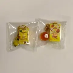 リプトン ミニチュアチャーム＆グミ アップルティーバッグ レモンティー