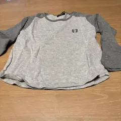 COMME CA ISM 長袖カットソー グレー 110A