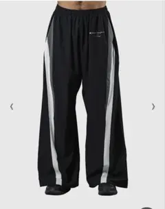 LYFT 2LINE WIDE EASY PANTS - BLACK - メルカリ